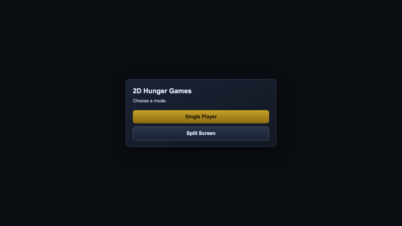 2D Hunger Games gameplay