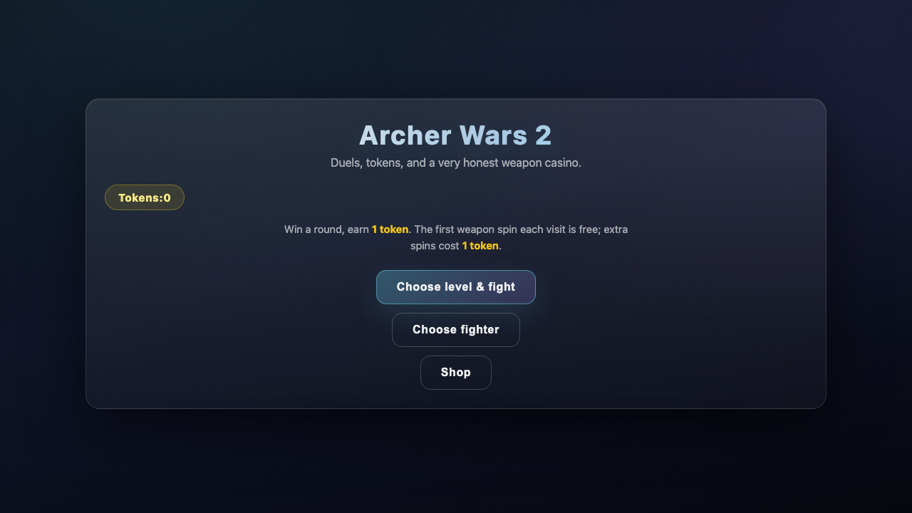 Archer Wars 2 gameplay